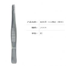 金鐘醫用鑷  J42035 16cm 橫齒（敷料）