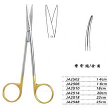 金鐘精細(xì)剪25cm JA2548 25cm 彎窄頭 金圈