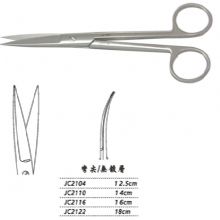 金鐘手術剪彎尖 JC2110 14cm 彎尖 WD
