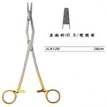 金鐘硬質合金鑲片持針鉗直 粗針 JCA120 26cm 雙關節 直 粗針 0.5