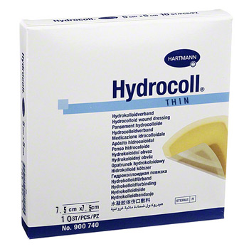 德國(guó)保赫曼德濕可水膠體傷口敷料  Hydrocoll THIN（II 代）7.5cm×7.5cm 貨號(hào)：9007572   