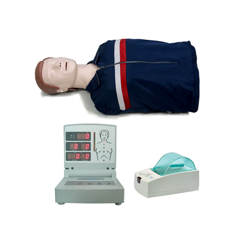  高級電腦半身心肺復蘇模擬人（語音、計數、考核打印）BIX-CPR260  
