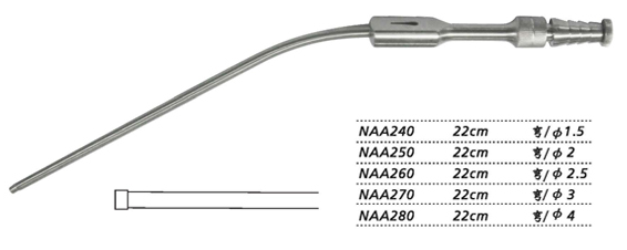 金鐘吸引管22cm 彎 NAA240 22cm 彎 φ1.5