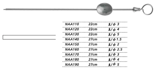 金鐘吸引管27cm 簡式 NAA150 27cm 簡式 直 φ2