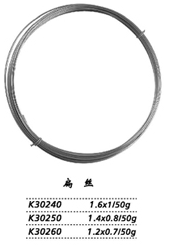 金鐘牙用絲  K30240 扁絲 1.6×1（50g）