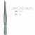 金鐘醫用鑷  J42075 25cm 橫齒（敷料）