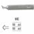 金鐘顯微眼用刀鞏膜隧道 YZC030 三角刃5.5