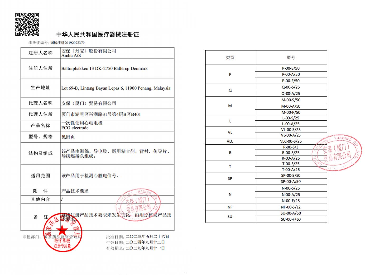 AMBU 丹麥安保藍(lán)點(diǎn)心電電極片P-00-S 40.8*34mm